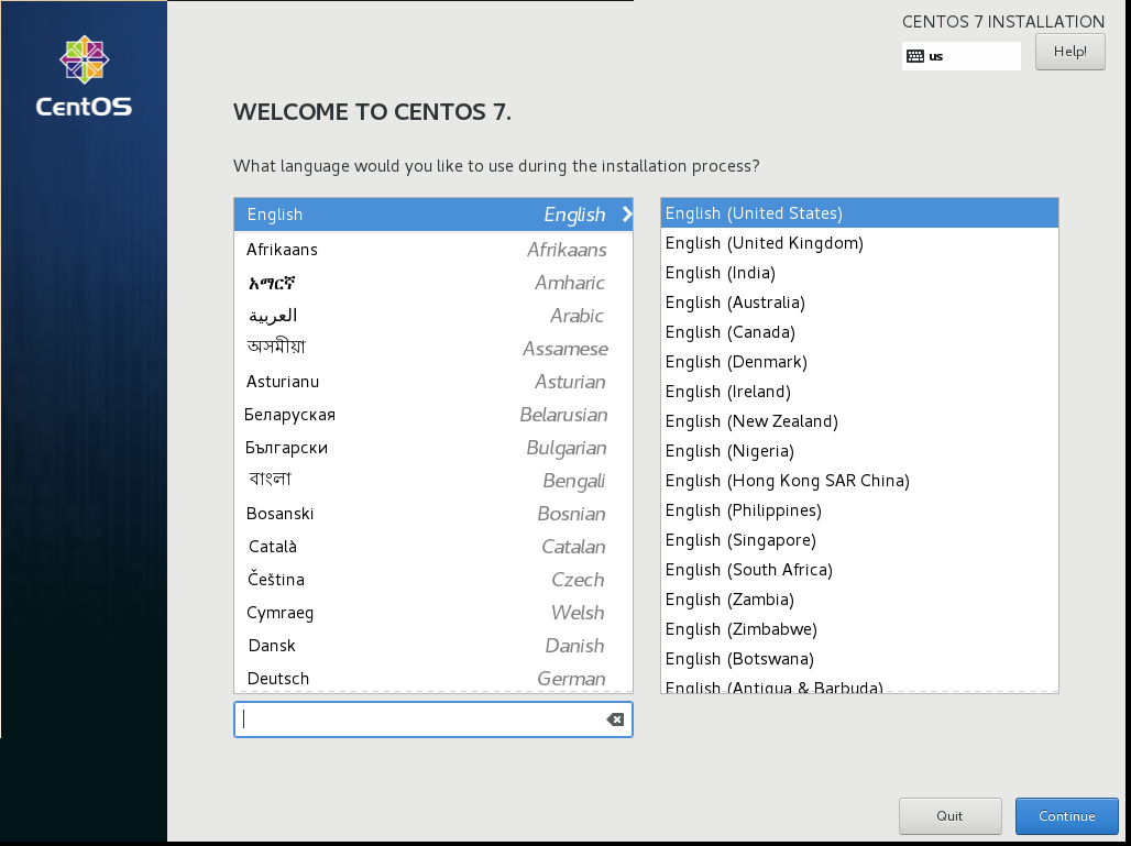 Welcome to CentOS 7.x